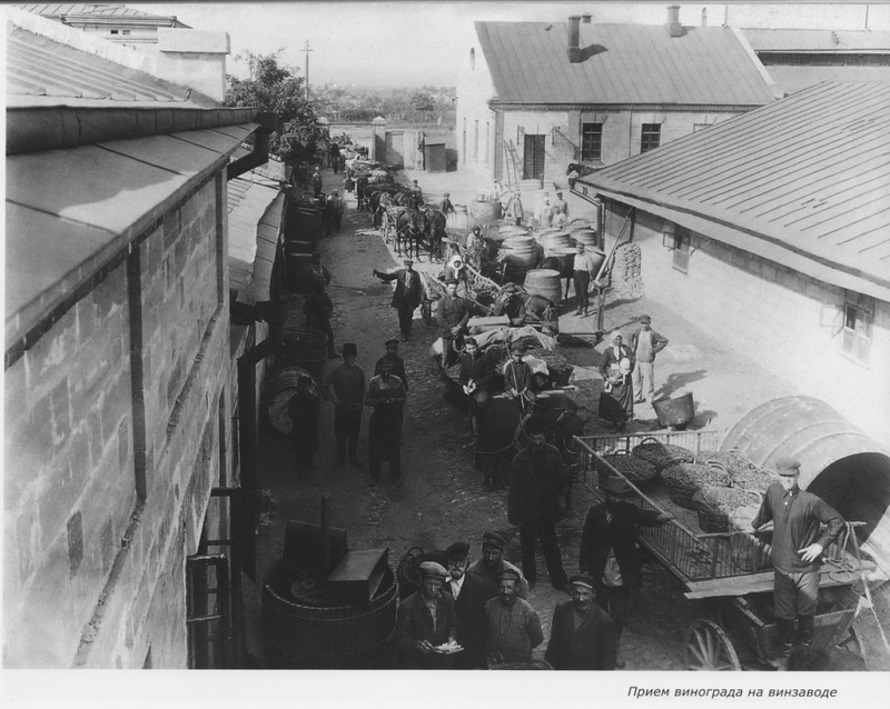 Прием винограда на винзаводе